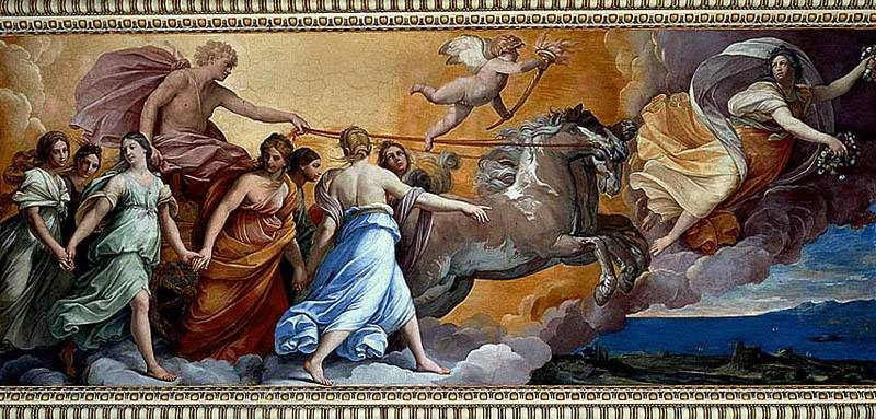 yianniseinstein's tweet image. 4.11.Καλημέρα.Guido Reni ( 4 novembre 1575 – 18 agosto 1642) pittore italiano-Guido Reni-Aurora - Αυγή (1614)