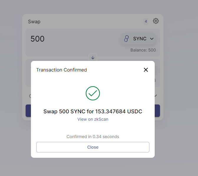 HowelKamie's tweet photo. NICE #L222 #zkSync #Layer2 #ZKRollup #testnet #Ethereum #DeFi https://t.co/1Vo9R0pqtc