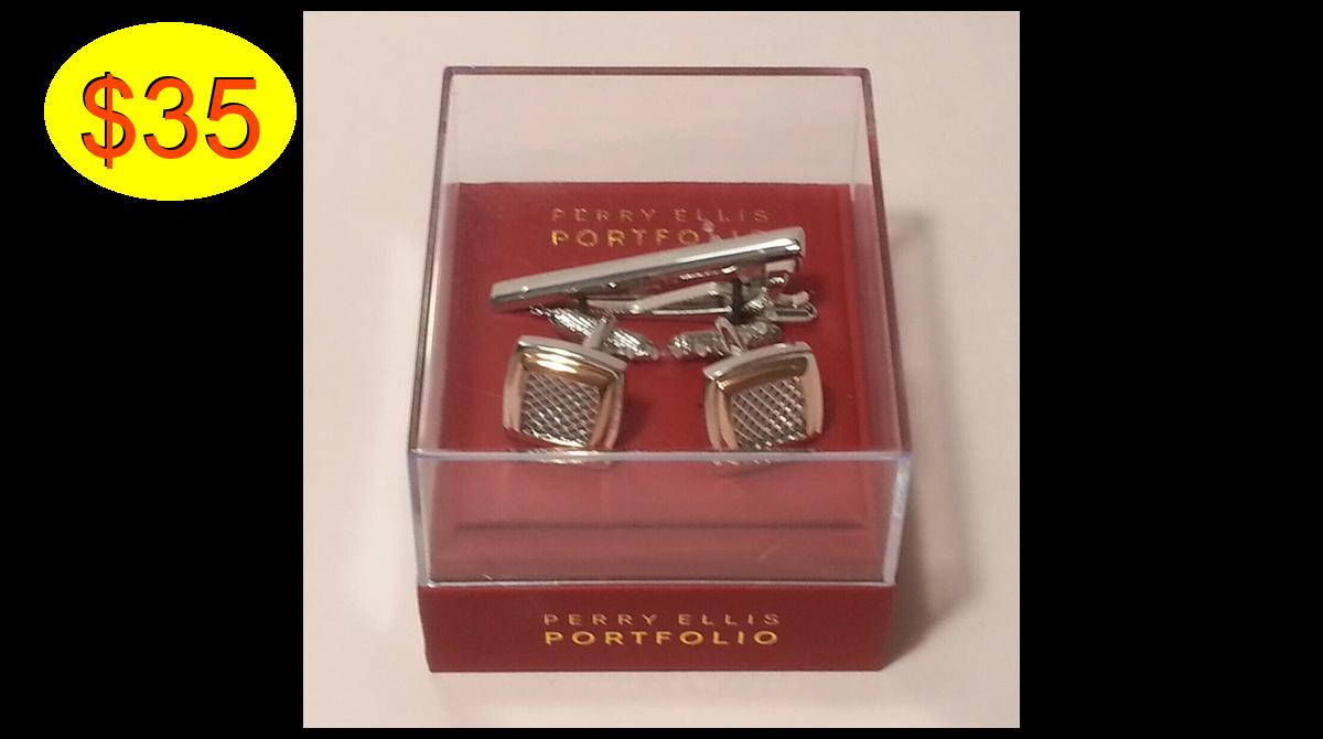 brandbazzar's tweet photo. https://t.co/XdXDS7bSXr Perry Ellis Portfolio Cufflinks and #tie Bar Set G https://t.co/NmrsUDtaZV