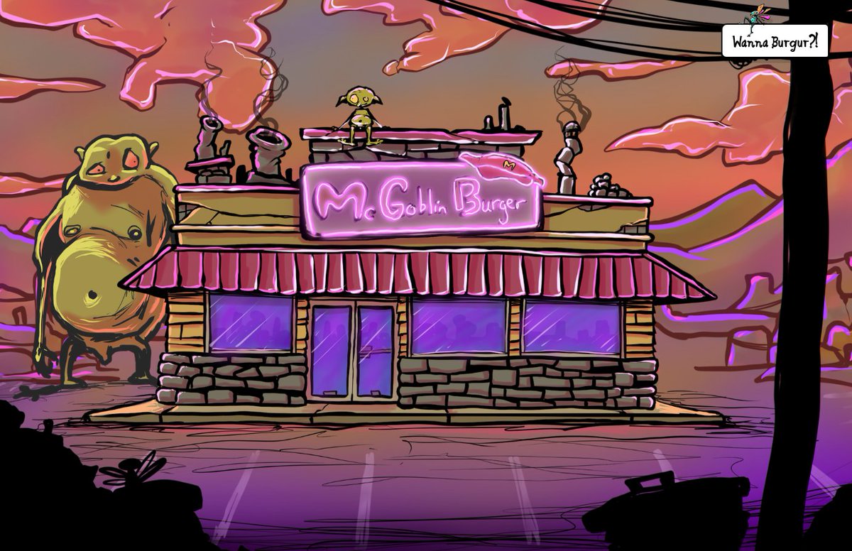 Here we go, McGoblin Burgers have been deployed.  Here I'll break down what the contract is doing, and make my best attempt at demystifying what the heck this joint is all about. 1/🧵