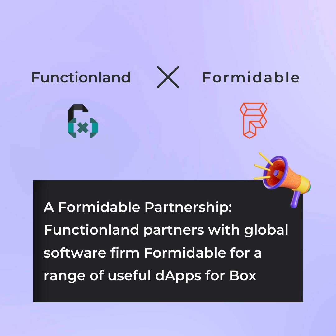 functionland's tweet photo. We're happy to announce our partnership with @FormidableLabs! ๐ฅณ We are working together to bring everyone the highest quality dApps available via Box! ๐คฉ #Blockchain #Store2Earn #Web3BAS #CloudComputing #Web3Box
Visit here to learn more ๐
๐๐๐
https://t.co/b34qJkiDo2 https://t.co/WycdMEKeSr