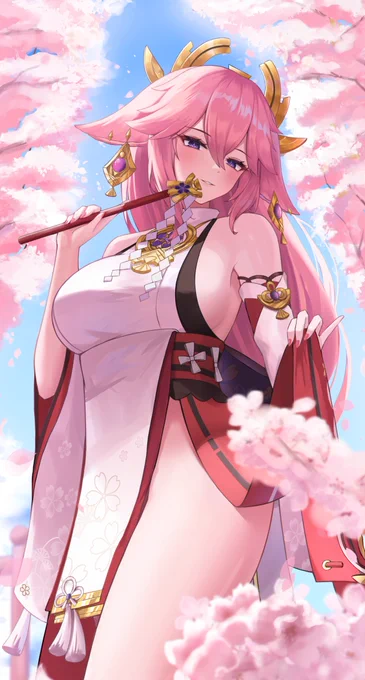 #原神 
#GenshinImpact 

Yae Miko 