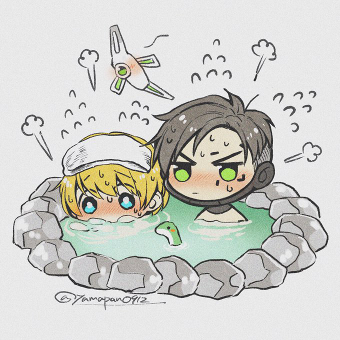 「bathing chibi」 illustration images(Latest)