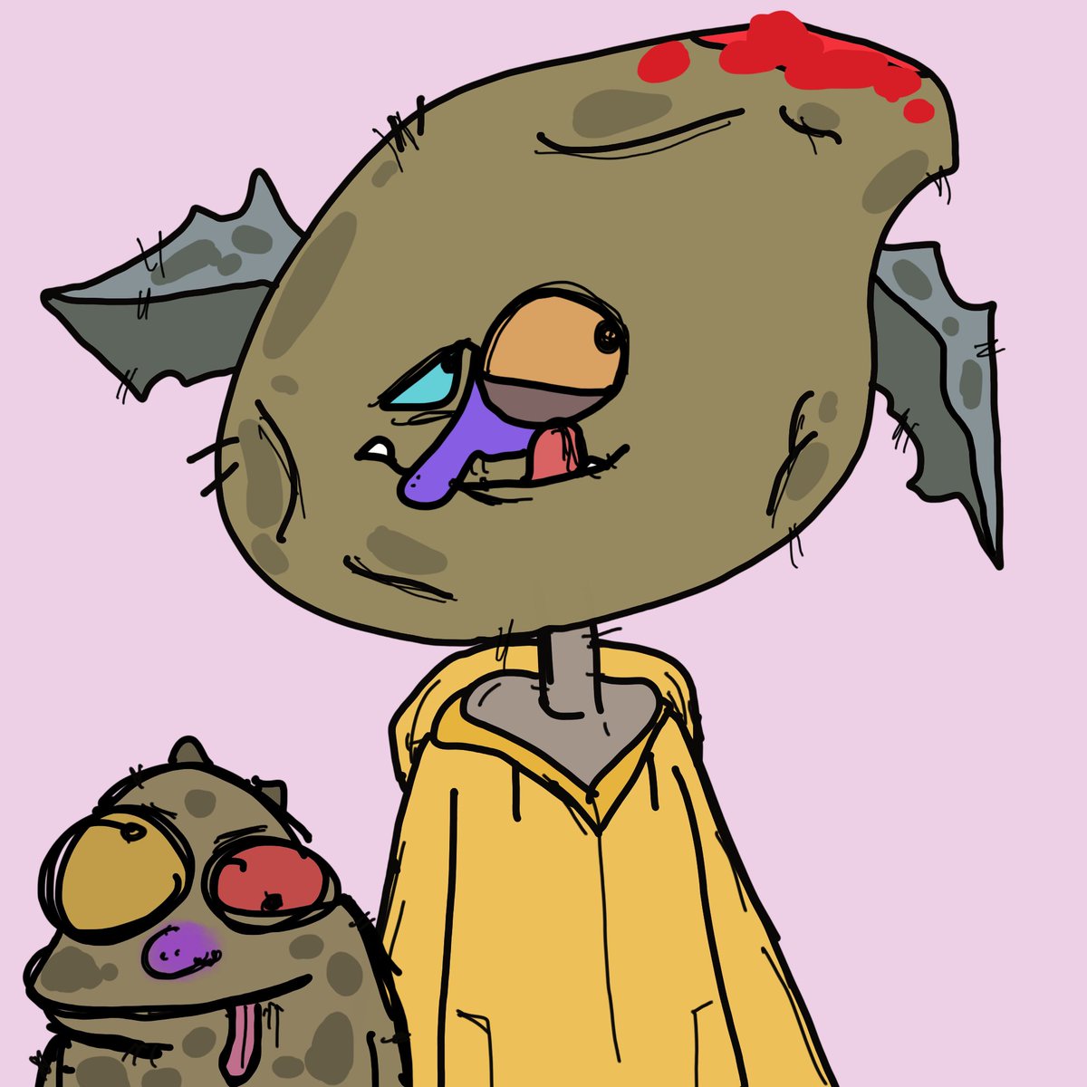 Dear772613691's tweet photo. Look at my baby zilla dude LFG!!! 🔥
#goblintownwtf #goblinzombiewtf @goblinzombiewtf 
#NFTCommumity https://t.co/XO3LH2wO2K