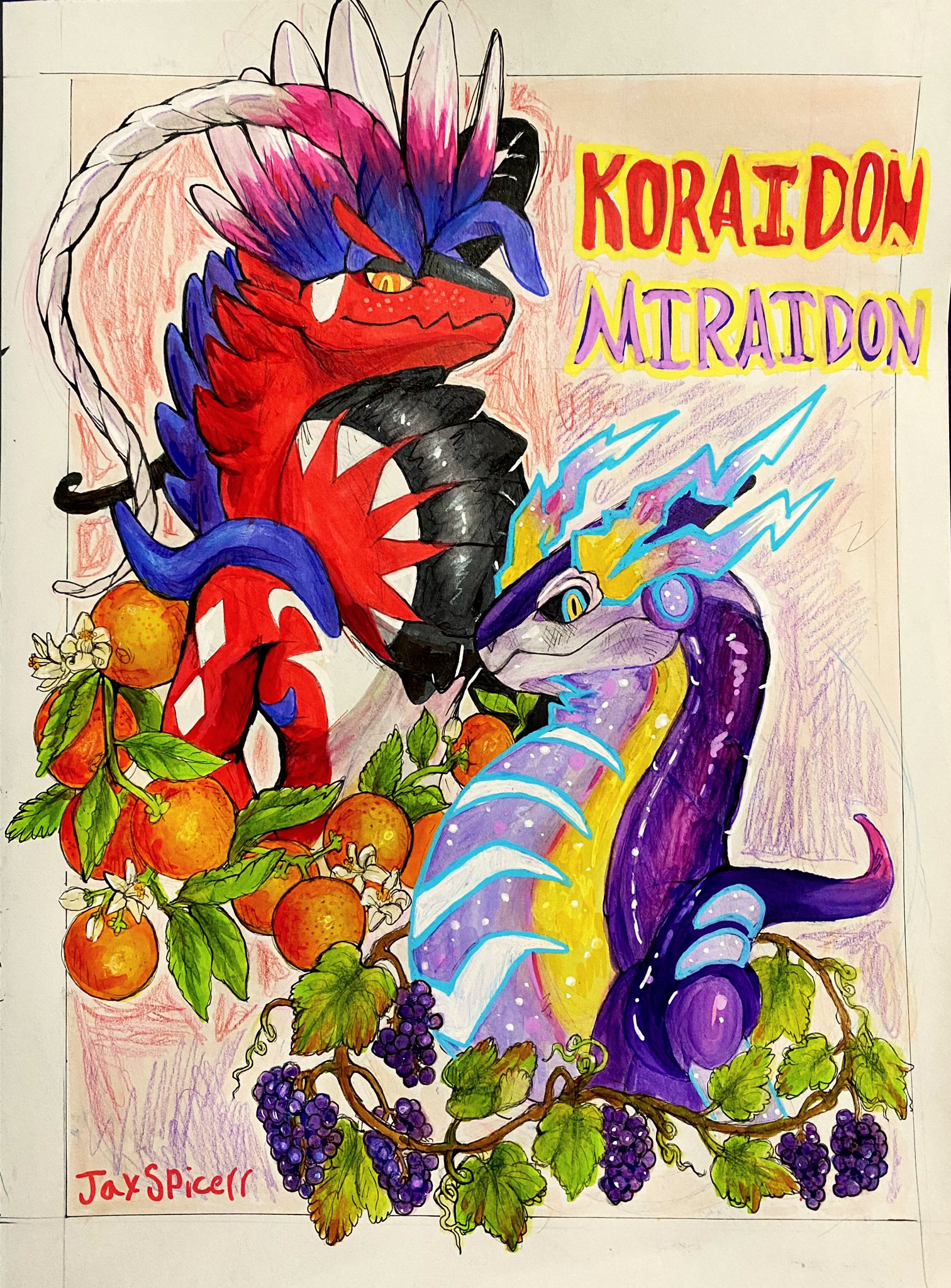 Koraidon and Miraidon Poster