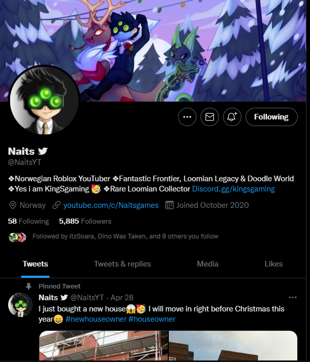 AleksiL's tweet photo. @NaitsYT my username: Saiki_Kunn
subbed and followed! https://t.co/2Q6B9K16FG