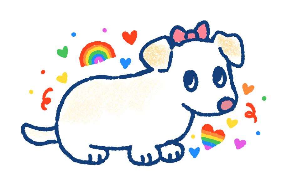 POKOPIPO's tweet photo. happy pride month... i guess 🌈 https://t.co/PokqQgYAfA