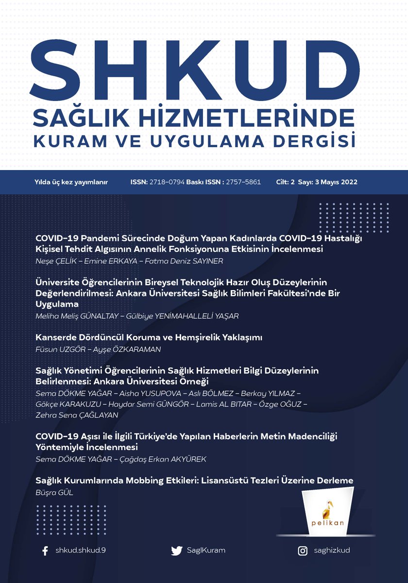 Dergimizin yeni sayısı yayında!

İlgili sayıya web sitemizden ulaşabilirsiniz.

#saglik #saglikyonetimi #shkud #saghizkud #kuram #uygulama #akademikdergi #akademikyayın