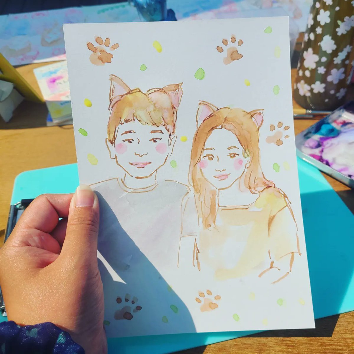 mellzzcraft's tweet photo. 6월 3일 금요일 ~ 6월 5일 일요일 까지!
선유도역 2번출구 . 선유도 고양이 매장 앞에서 진행되는 #선유야옹이마켓 참가중입니다!
금요일과 일요일은 11시 ~ 오후 7시
토요일에는 12시 ~ 오후 8시 까지 진행됩니다🐈💕
냥박초상화와 3분 수채초상화 고양이ver 배경을 추가로 들고왔어요🥰 https://t.co/xdQBd76e3W