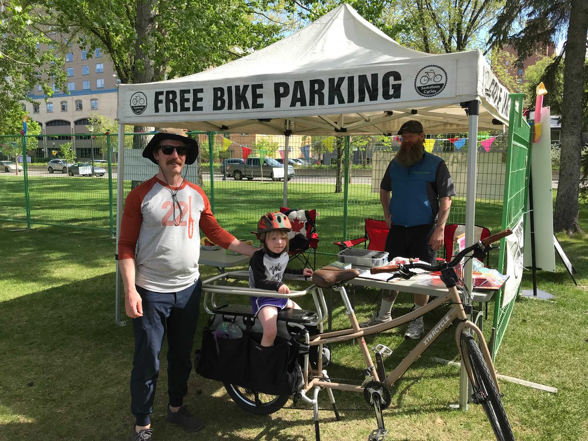 Join us for Bikes &amp; Banter at @yxekidsfest this Saturday June 4th from 2:30-4:30PM. We'll be helping out with the Bike Valet there, so stop on by to check out the program*, meet some people, and stay young at heart with others at the festival.
*Volunteers still wanted!