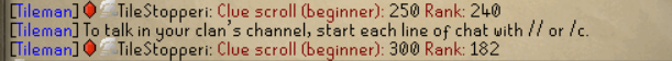 Stopperi1's tweet photo. 300 beginner clues. Log completed at 296 caskets. Here's the spoils and what you can expect.

#OSRS #Tileman #UIM #F2P https://t.co/OdpbwFcWty