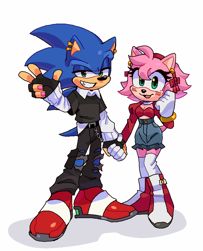 sonamy art by buterrrmoth : r/SonicTheHedgehog