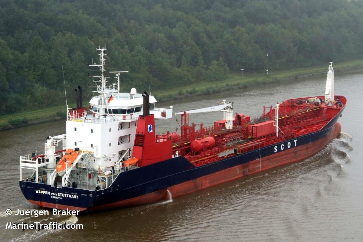 FlconEYES's tweet photo. ⚓️#ScotStuttgart #IMO9274549 9274549
Tanquero de productos químicos y derivados del petróleo. Presuntamente, cargó en #Jamaica, entró desde #18Mayo a #Nuevitas y aún sin descargar.
Cala: 7,5/7.42m está a FULL
Estuvo en Cuba en 2021.
#HappeningNow #OSINTCuba #cubarcos #Cuba #4Jun https://t.co/JH17tVNmOl