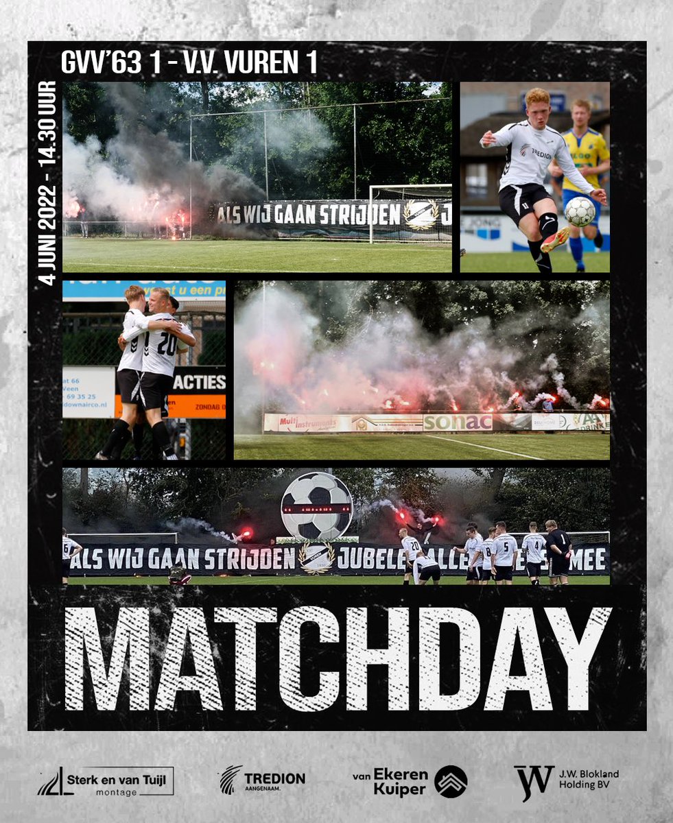 vvVuren's tweet photo. Matchday!
@GVV63 1 - Vuren 1 #gvvvur https://t.co/RBc1BbCBJn