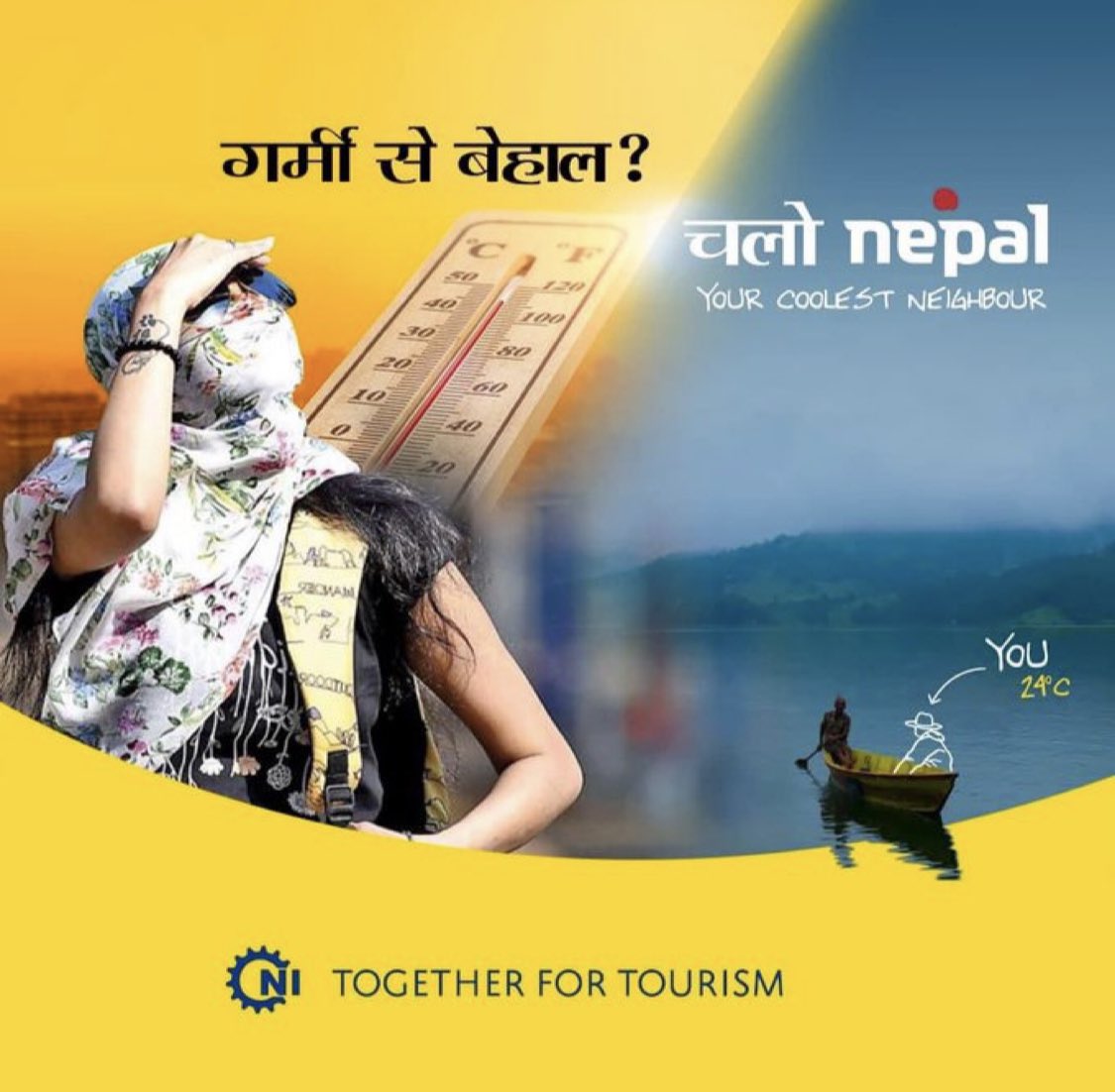 NavitaSrikant's tweet photo. #NepalTourism 

#Nepal, “Your coolest neighbour” https://t.co/FLGvy3DOJo