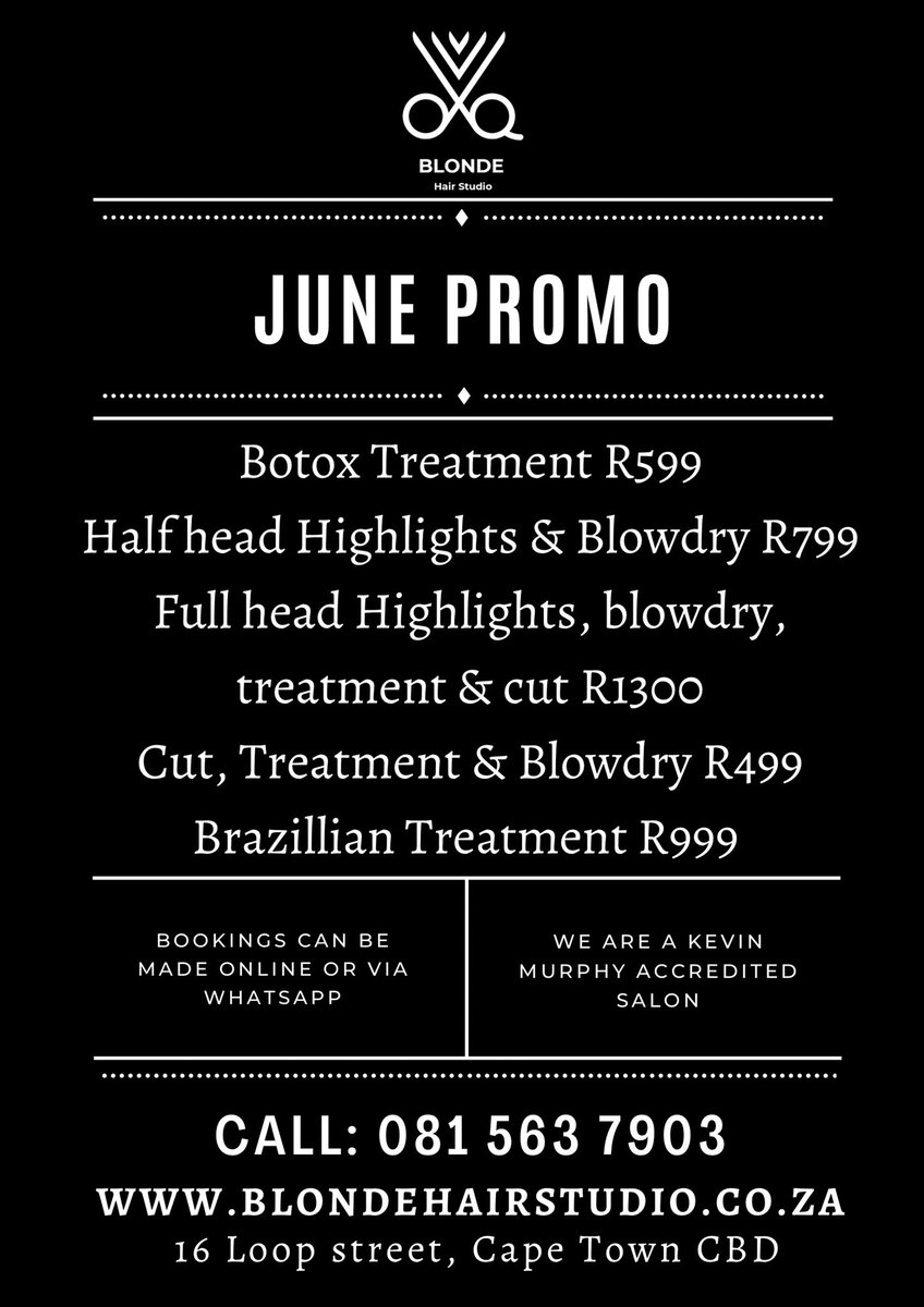jayceewiese's tweet photo. Get your crown fixed at https://t.co/UMpkzkxa7X
#capetown #capetownsalon #blondehairstudio #kevinmurphy #kevinmurphysalon https://t.co/5f2ymS7XeL