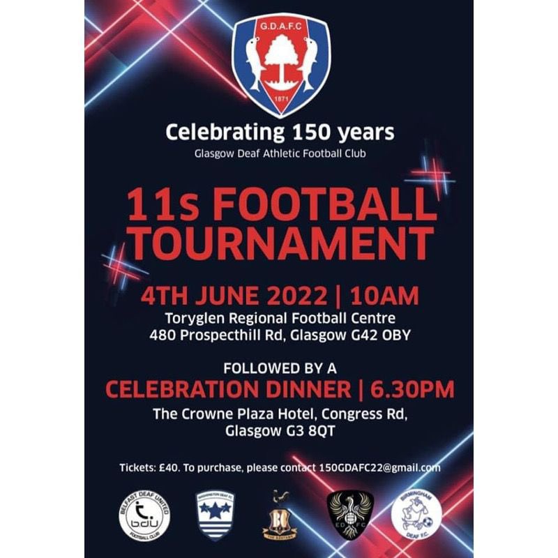 Scottish Deaf F.A. (@scottishdeaffa) on Twitter photo Morning folks! We are going to witnessing a truly historic event today to celebrate <a href="/GlasgowDeaf/">Glasgow Deaf Futsal</a> 150th Anniversary! The oldest deaf (and disabled) club in the world. <a href="/ScottishPara/">Scottish Para-Football</a> <a href="/MareeToddMSP/">Maree Todd</a> <a href="/deafsport/">UK Deaf Sport</a> Morning folks! We are going to witnessing a truly historic event today to celebrate <a href="/GlasgowDeaf/">Glasgow Deaf Futsal</a> 150th Anniversary! The oldest deaf (and disabled) club in the world. <a href="/ScottishPara/">Scottish Para-Football</a> <a href="/MareeToddMSP/">Maree Todd</a> <a href="/deafsport/">UK Deaf Sport</a>