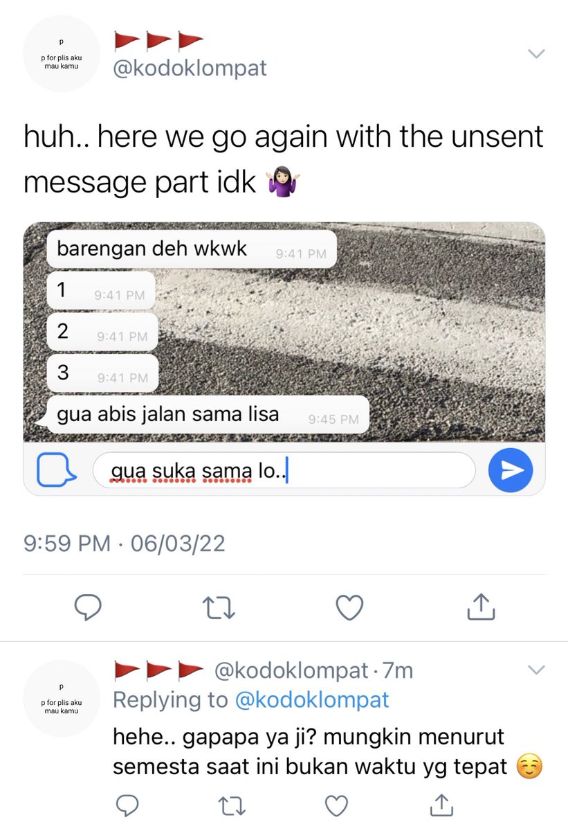 tokyogc__f's tweet photo. 📍#jikook onetweet AU

disaat niat, usaha, dan hasil gabisa ada di jalur yang sama..

⚠️ slight angst, ignore time stamp https://t.co/84SfBZ6vYc