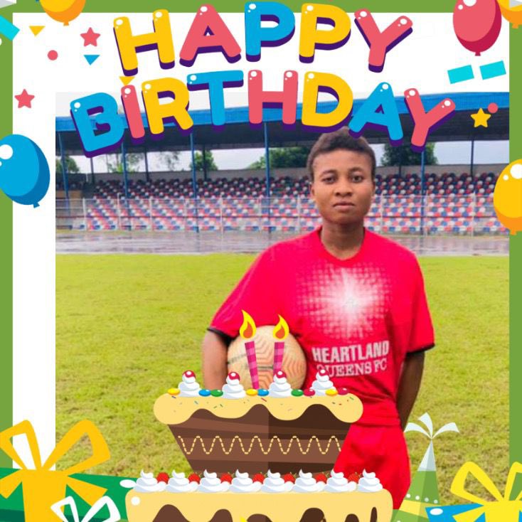 HeartlandQueens's tweet photo. She reps 4th June  Happy Birthday to Super  Player Wokocha Ezinne, of Heartland Queens. Longer life in good health and prosperity we pray for you. Amen https://t.co/FMPdThR6HF
