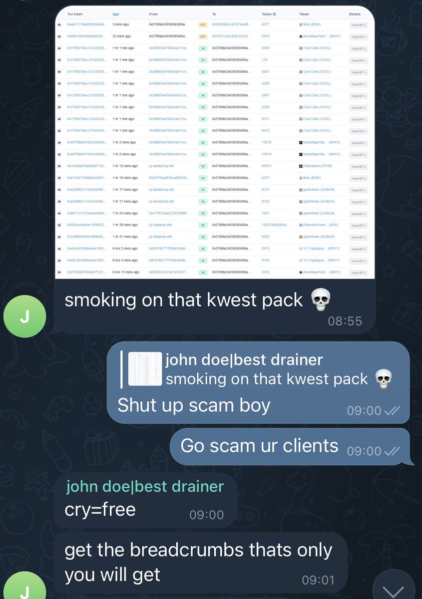 DDOS scam sites tweet media