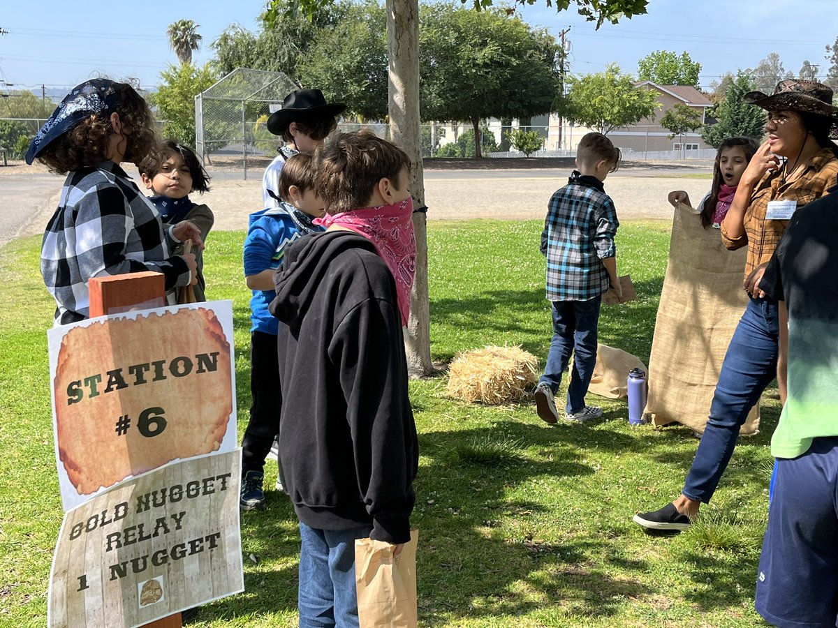 Our 4th Graders stepping back in time today during our annual Gold Rush event. So great to bring this tradition back to campus this year!