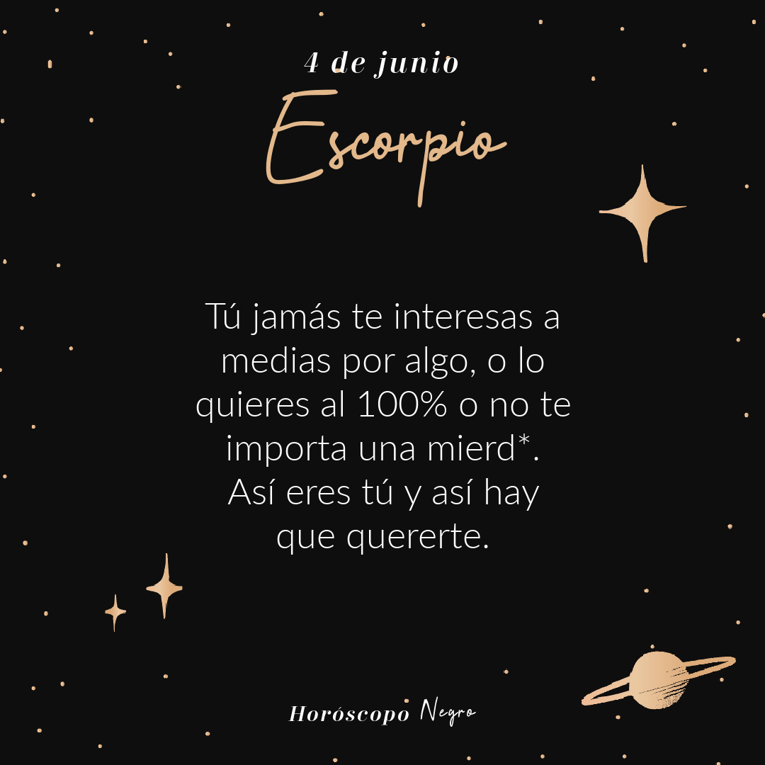 ✨♏✨ #escorpio #horoscoponegro