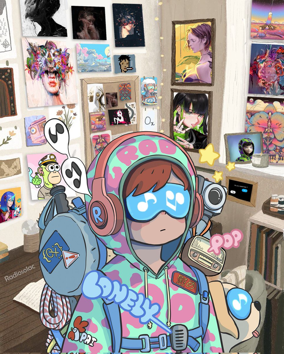 Welcome to <a href="/radiosolace/">radiosolace</a> 's room❤️
My special fanart for <a href="/LonelyPopNFT/">LonelyPop 🍭</a>...Hope you like it❤️