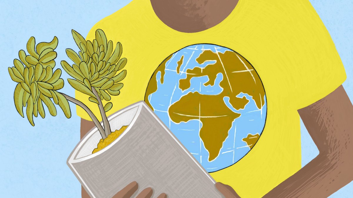 LusmoreDauda's tweet photo. “Los paladines de la lucha contra el cambio climático tienen menos de 25 años” ilustración para EL PAÍS @el_pais vía @Planeta_Futuro con texto de Emanuela Zuccalà. https://t.co/AJofAiPqoS https://t.co/BNVaWLK7k7