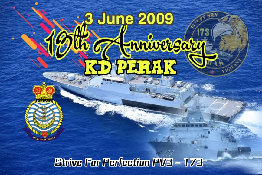 Selamat Menyambut Hari Ulang Tahun Pentauliahan yang ke - 13 buat warga KD PERAK.

#GallantVigillant
#GuardianoftheEast
#KDPERAK173