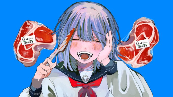 「女の子 肉」のTwitter画像/イラスト(人気順)