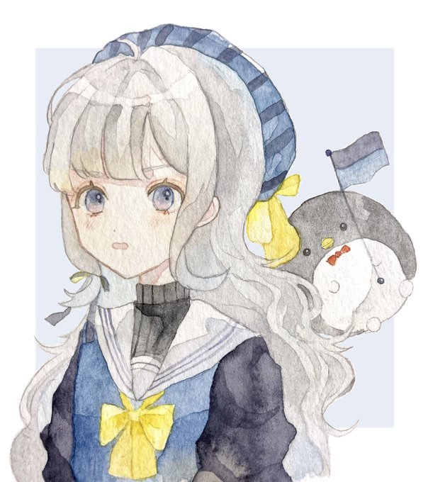 「ribbon yellow bowtie」 illustration images(Latest)｜5pages