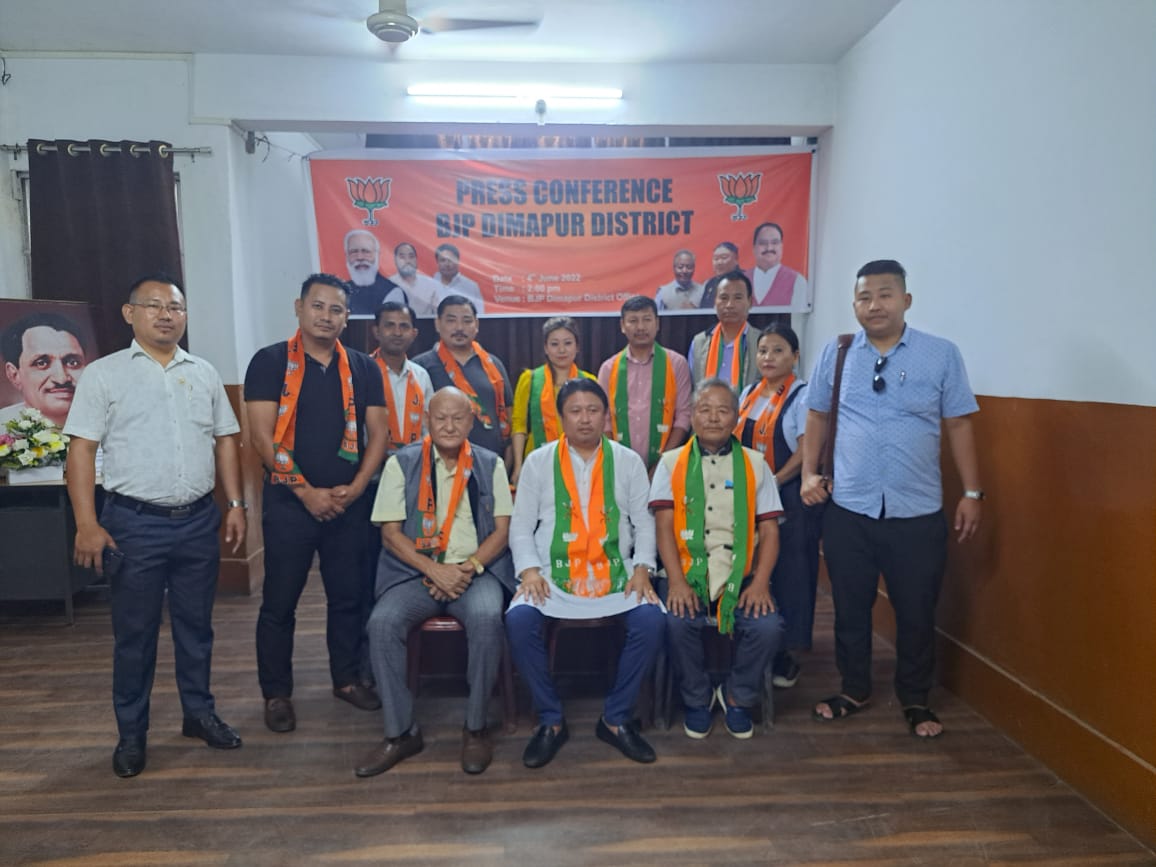 Addressed the press on the 8 years of seva by the HPM <a href="/narendramodi/">Narendra Modi</a> ji's Government at Dimapur today. Shared the various developments done by the <a href="/BJP4India/">BJP</a> under the leadership of PM.
<a href="/blsanthosh/">B L Santhosh</a> 
#8YearsOfSushasan