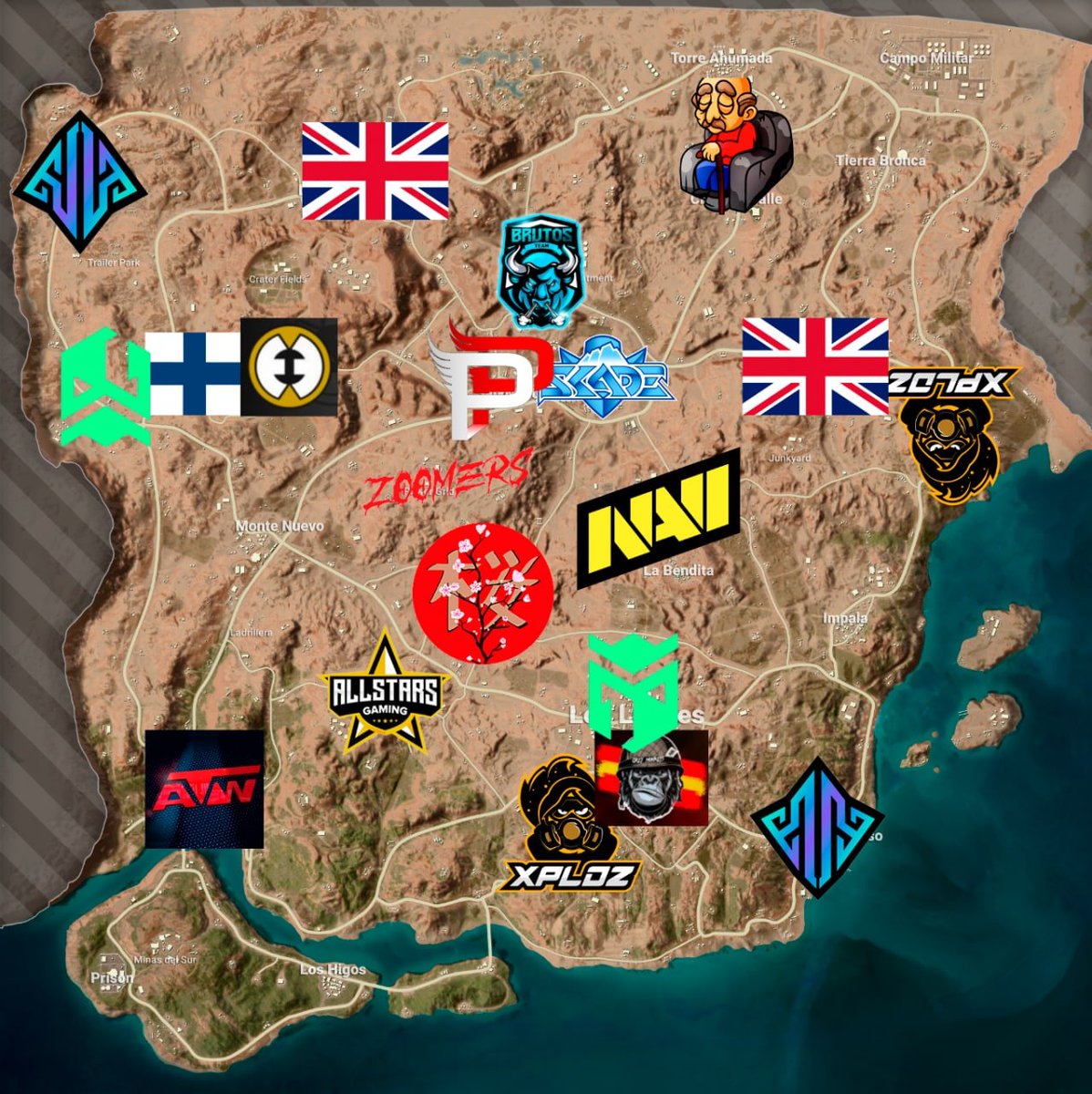 🏆 Today and tomorrow at 18:00 in Kyiv we play GDE Pro League Season 2.

Probable contests are North G, Mylta, South G, El Pozo, Los Leaones, Hacienda. There are enough free spots, so let's see how the teams adapt to the lobby.

📺 twitch.tv/gdeesports