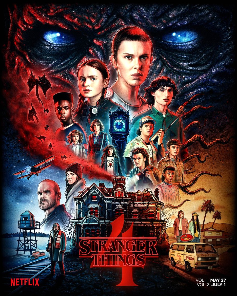 StrangerNews11's tweet photo. Official #StrangerThings4 Finale Runtime: 2 hours and 19 minutes! https://t.co/O6q08T1rXE