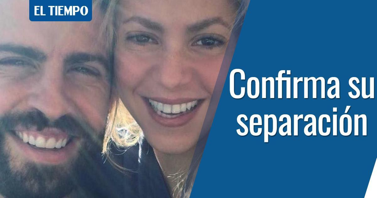 ELTIEMPO's tweet photo. 💔 Shakira confirma que se está separando de Gerard Piqué. Acá todos los detalles  →   https://t.co/FLm60ybSmH https://t.co/4eNaNPI0GR