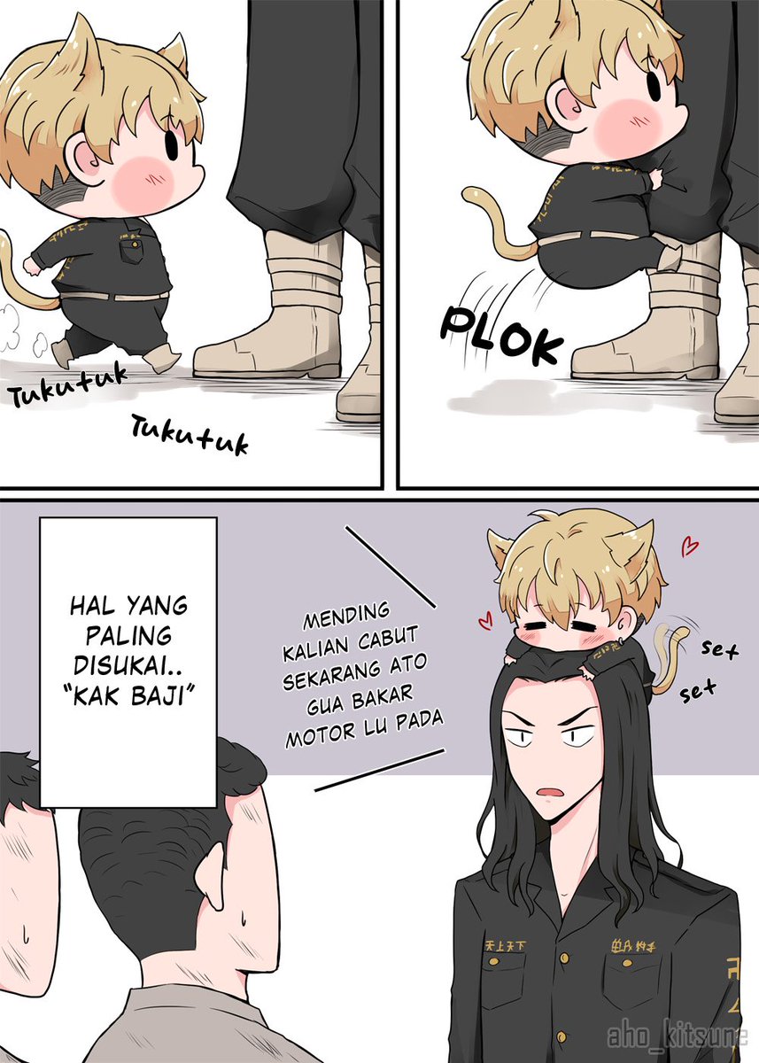 aho_Kitsune's tweet photo. ✨nyanko repenjers the origins ✨
part cipuy 😾

cipuy berubah jadi nyanko dengan kekuatan bucin 🧚

ini bagian dari doujin yg lagi ku garap. will be available for CF 15 and shopee. stay tuned 💋
====
next part: nyinyo ✨ https://t.co/m5PeJ9V0xN