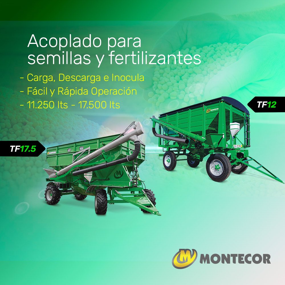 firmaqsa's tweet photo. 💪 Acoplado preparado para carga y descarga de semillas y fertilizantes. TF17.5 - TF12😀
✳️ Optimizá tu siembra
✳️ Optimizá tus aplicaciones de fertilizantes

𝗖𝗼𝗻𝘀𝘂𝗹𝘁𝗮 𝗢𝗻𝗹𝗶𝗻𝗲: 𝗪𝗵𝗮𝘁𝘀𝗮𝗽𝗽
✳️ Ventas: 3462 - 542103 #CrecimientoProductivo #AgroActiva2022 https://t.co/PYLtIc2vZa