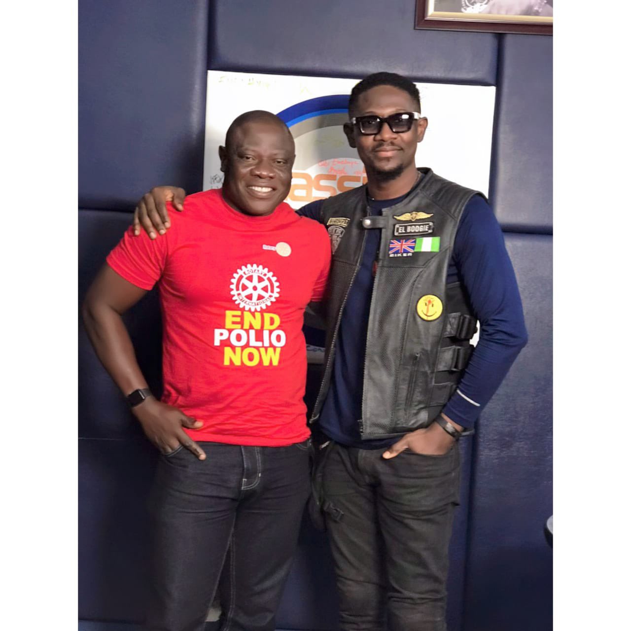Kunle Adeyanju on X: With Lawrence at 97.3 Classic FM studio Ikoyi Lagos  Great guy… a fellow biker with positive vibes & passion! #EndPolio  #LionHeart #ThinkAfrica #LondonToLagos  / X