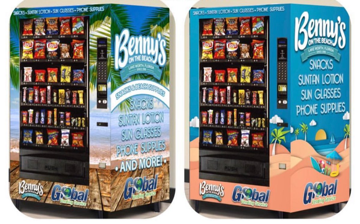 Global_Vending_'s tweet photo. Enhance your Breakroom environment, with a Customized Vending Machine from @VendingService2. #FloridaLife #b2b #officerefreshment #snacks https://t.co/88CjuqWJX1