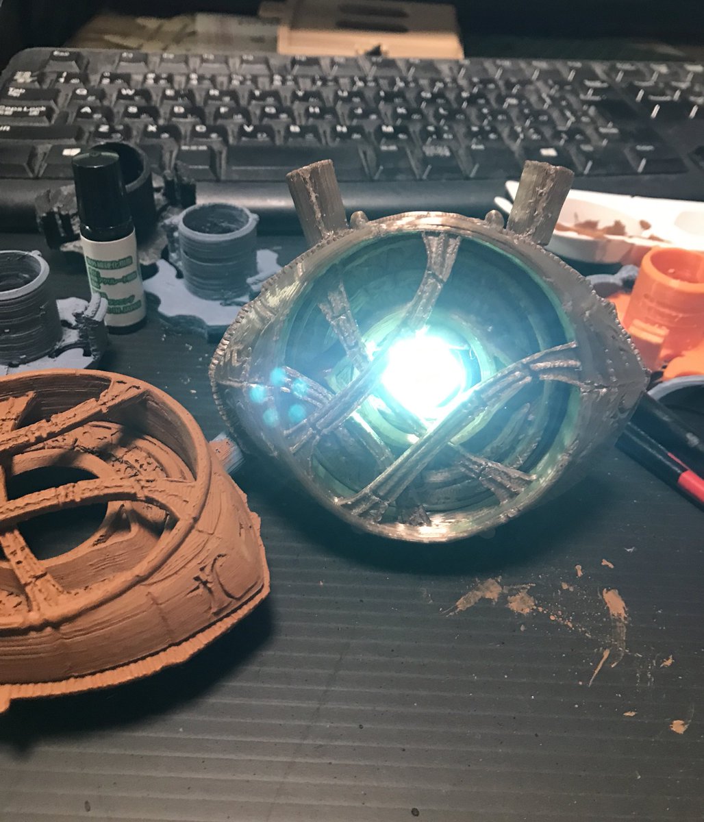A160_AMG's tweet photo. でもやめられない。
自分が作りたいものを優先してしまう悪い癖。
#プリンタ動作検証
#テストプリント
#marvel #agamotto
#DrStrangeMultiverseOfMadness
#3dprinttest https://t.co/6ocuM1EfLn