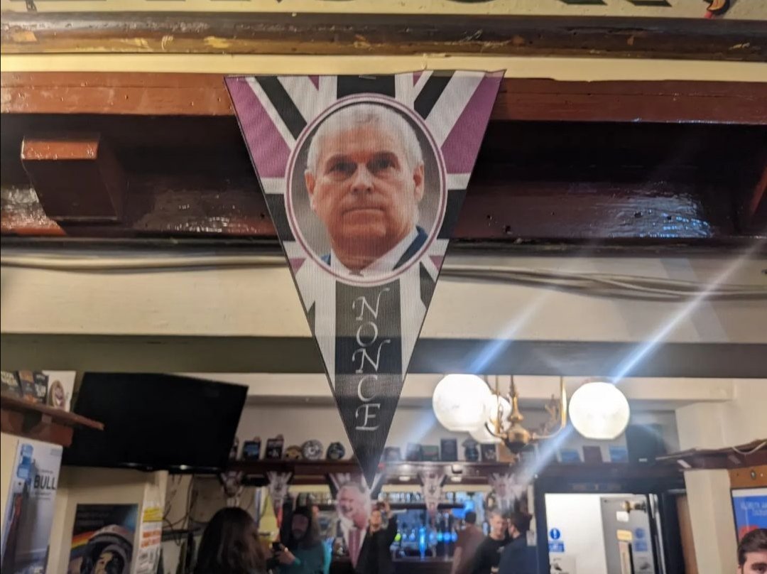 What a great pub to work in. Ye Cracke #PlatinumJubilee decorations pics by joseph ainscough