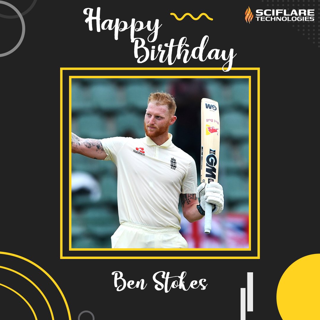 Happy Birthday Ben Stokes     