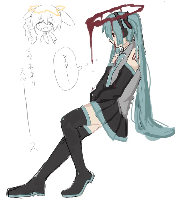 #みんなの赤目ミクが見たいこの初音さん気に入ってる 