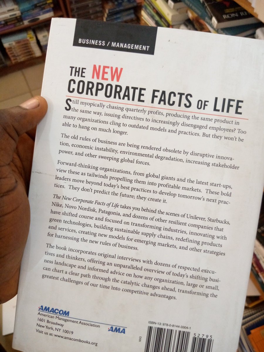 SP_bookstore's tweet photo. A thread of Books you likely won't find anywhere in the country.

We have them now in single copies only and a few in 2copies each - all at the best prices ever.
Make Amazon no cut your head 😁.

Let's go🚀

1. The New Corporate Facts of Life https://t.co/Ky2B9sPZvz