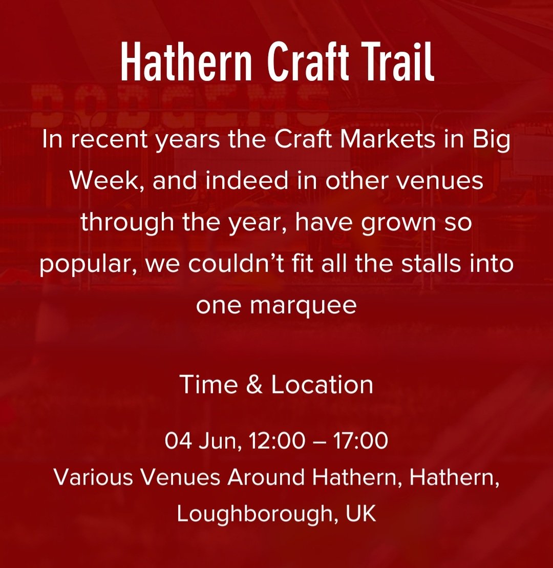 We've had a great week so far for the Jubilee celebrations ! They continue today with a craft trail around Hathern Village plus afternoon tea from the W.I and a match from @HathernOldCC