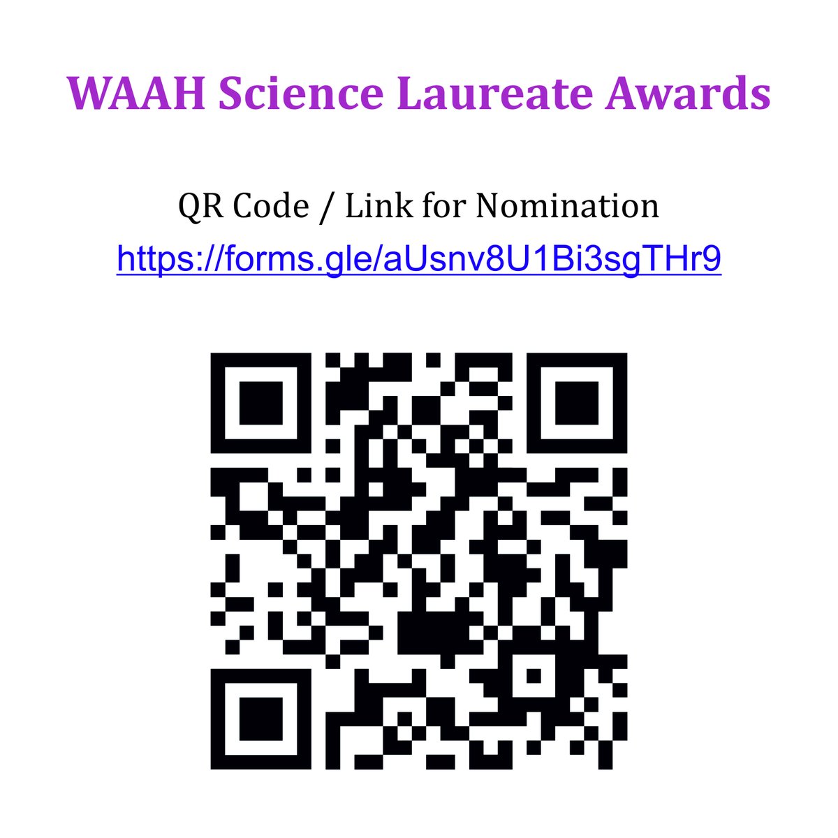 vascsc's tweet photo. WAAH & VASCSC have #collaborated to #promoteresearch in #ScienceforSociety.
#Nominations invited for the WAAH #ScienceLaureateAwards to #encourage #youth and the #scientificcommunity to give #recognition for their #research https://t.co/9Li3K3pYMC