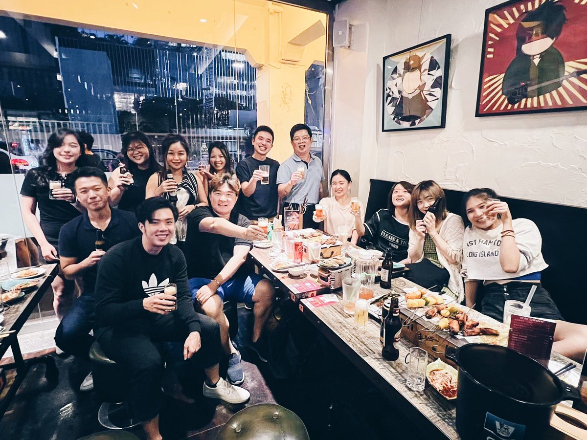 DerekOjw's tweet photo. The honour is mine to work along side such a stellar group of people! 

Thanks Gaming CE (+ extended gaming team) for being such a welcoming and inclusive team, I felt that I belonged. 

Lastly, 祝愿大家日后生意蒸蒸日上！ #Huat https://t.co/Cyuj79GJLN