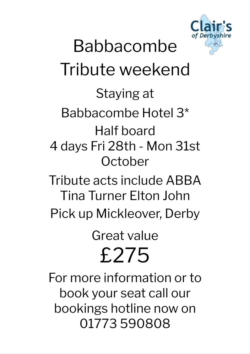 Clair's Of Derbyshire tweet media