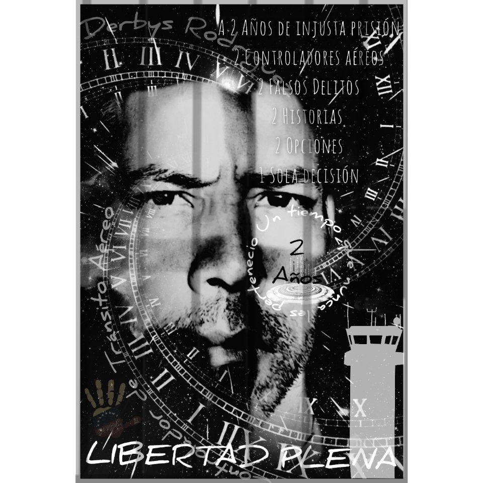 derbysjrs's tweet photo. A Dos años de su injusta detención
#LiberenaDerbysRodriguez 
#libertadparaloscontroladoresaereos 
#libertadjudicial #libertadparatodoslospresospolíticos 
#libertad  #justiceforderbysrodriguez
#airtrafficcontroller @AliomarBracho @TAMARA_SUJU https://t.co/eqzJTb9b38