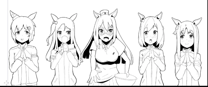 wip。手数の圧縮!自分のレベルを遥かに超えたものを目指しても、到達できないしモチベーションも下がるので、持てる技術の中でやりくりする術を覚えつつある。このページを仕上げたら4ページだ! 